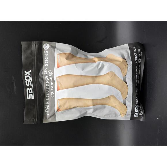 SB Sox - 3 Pair of Compression Socks S/M - Picture 1 of 2